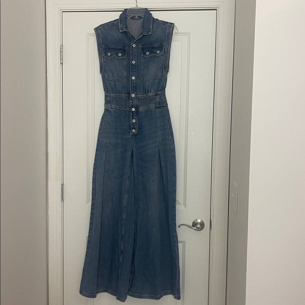 Free People CRVY Badlands Coverall We The Free Wide Leg Stagecoach Festival - Picture 8 of 13